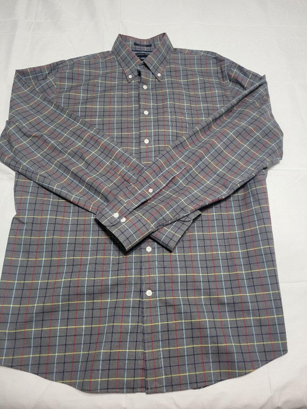 Lands’ End No Iron Twill Long Sleeve Shirt – Size Large Tall (LT)
